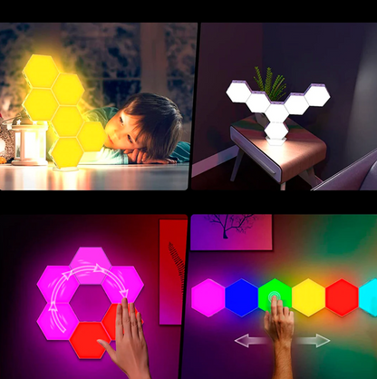 🌈 Set de 3 Luces Leds RGB Gaming con Mando 📦