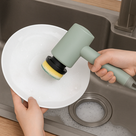 🌀 Cepillo de limpieza eléctrico con Distintos Cabezales 📦