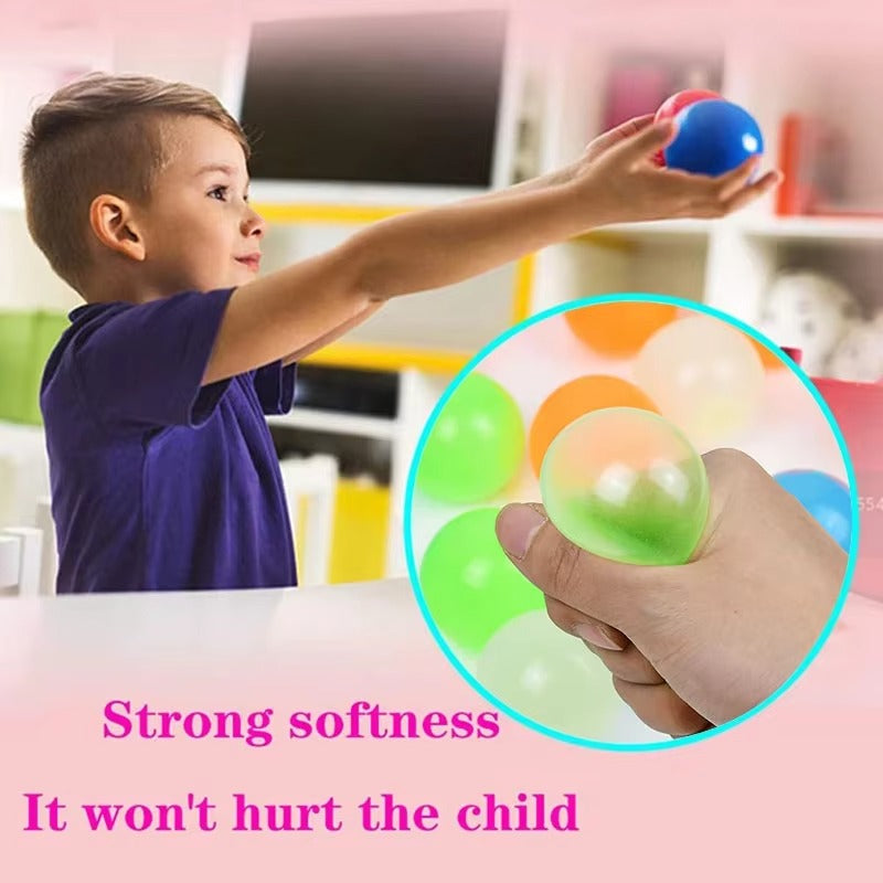 🌈🪄 Pack de 2 Bolas Luminiscentes con Ventosa