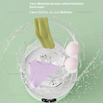 🧺✨ Mini Lavadora Portátil – Lavadora Compacta para Dormitorio, Camping, Viajes, Hotel y Apartamentos