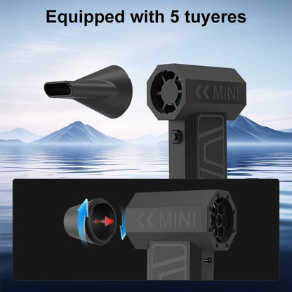 💨⚡ Soplador de Aire Potente 2 en 1 – Aspirador de Polvo con Carga Tipo C y Viento Fuerte