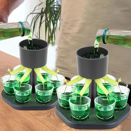 🥳🍹 Dispensador de 6 Vasos de Chupitos